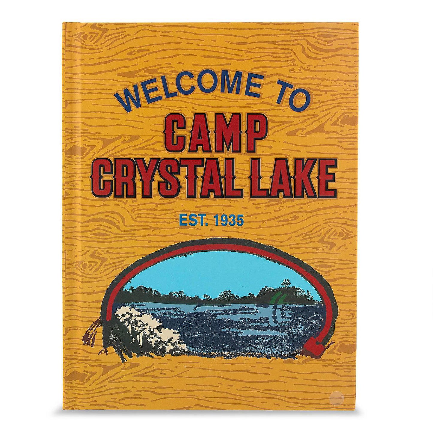 Friday The 13th "Welcome To Camp Crystal Lake" Hardcover Journal Notebook | USA Decoration®