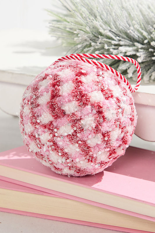 So Sweet Snowglitter Ball Ornament 4 Inch Christmas Decoration