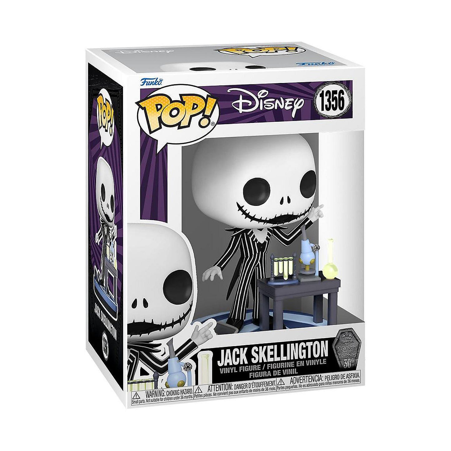 Funko Pop! Disney 30th Anniversary The Nightmare Before Christmas Jack Skellington with Science Lab #1356 | USA Decoration®