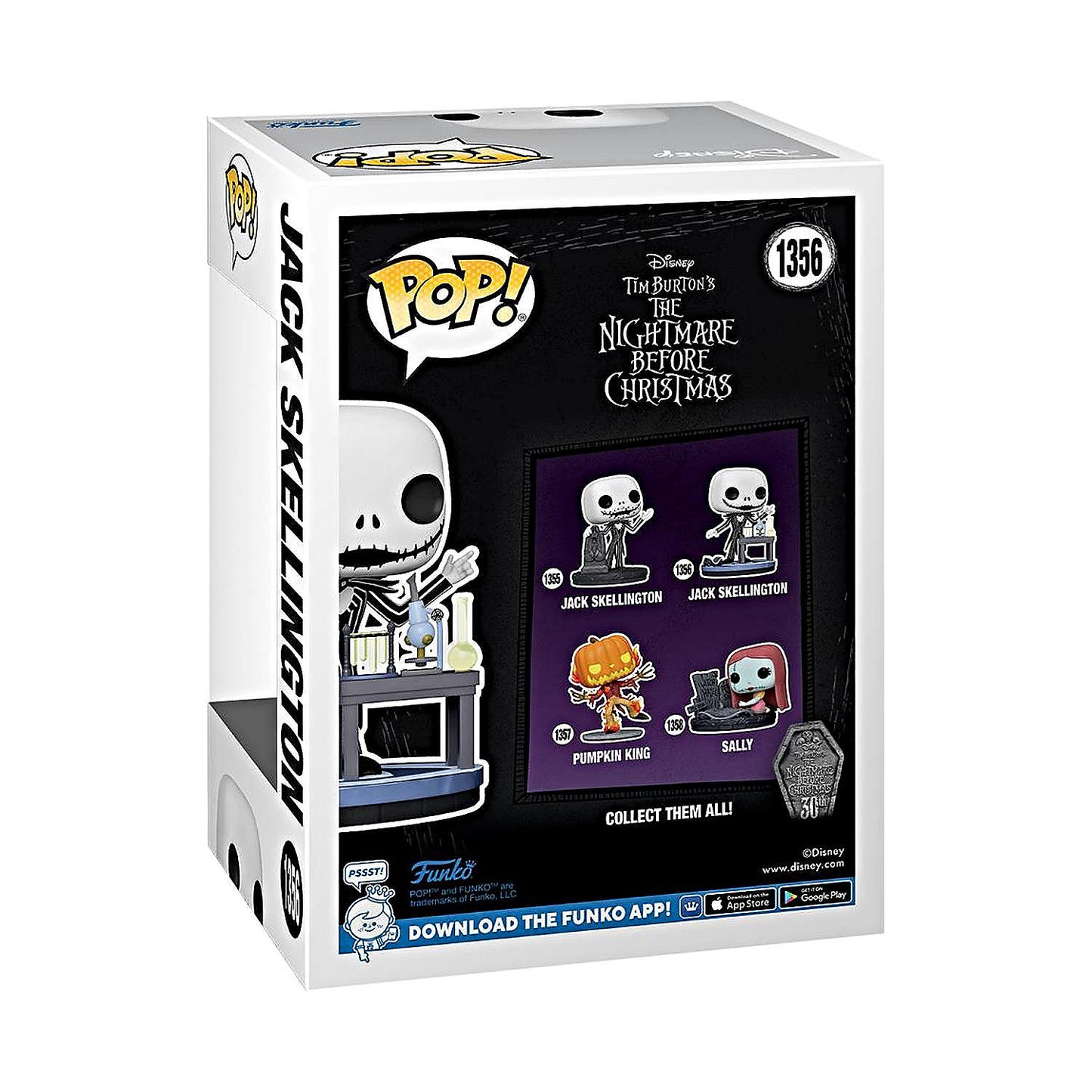 Funko Pop! Disney 30th Anniversary The Nightmare Before Christmas Jack Skellington with Science Lab #1356 | USA Decoration®