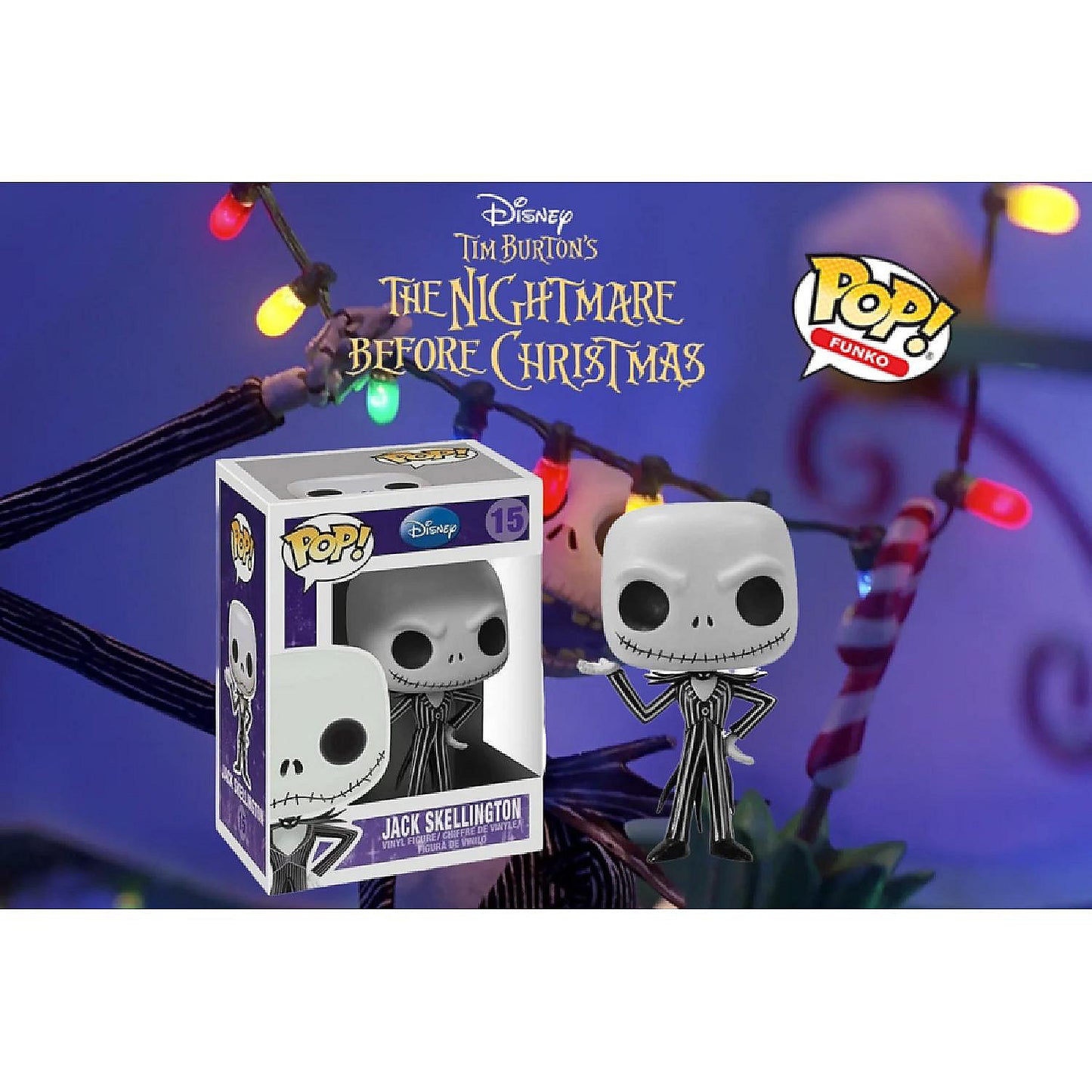 Funko Pop! Disney The Nightmare Before Christmas Jack Skellington #15 | USA Decoration®