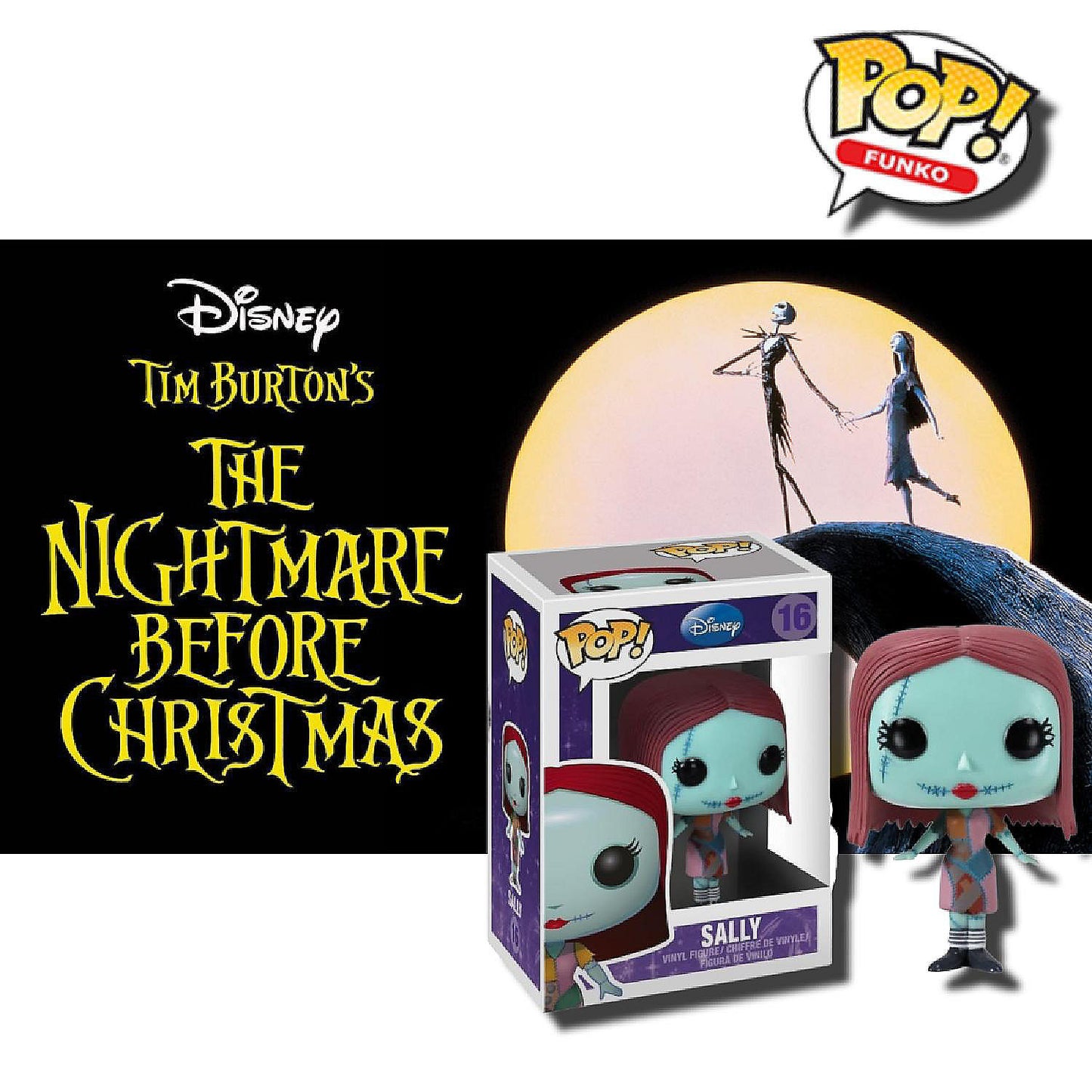 Funko Pop! Disney The Nightmare Before Christmas Sally #16 | USA Decoration®