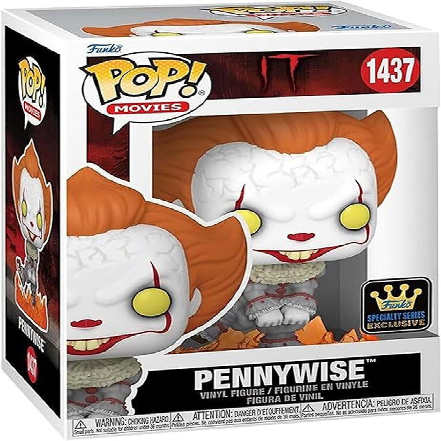 Funko Pop! Movies: IT Dancing Pennywise - Specialty Series Exclusive Figure | USA Decoration®