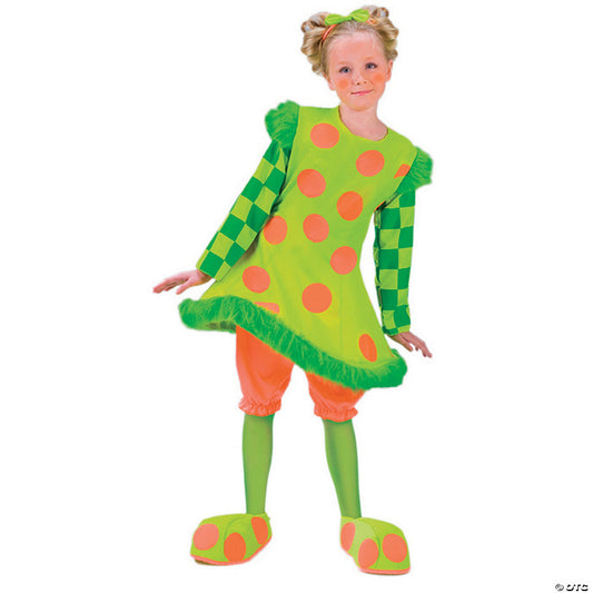 1 Piece(s): Lolli the Clown Girls Halloween Costume | USA Decoration®