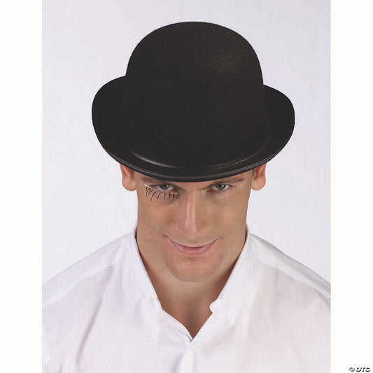 1 Piece(s): Adults Black Felt Derby Hat Costume Accessory | USA Decoration®