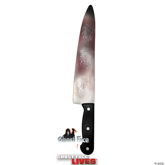 15" Scream™ Ghostface Bloody Butcher Knife | USA Decoration®