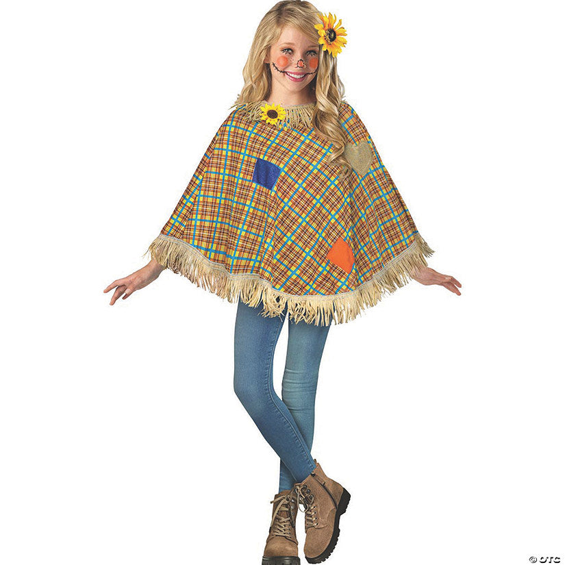 Kids Sweet Scarecrow Poncho | USA Decoration®