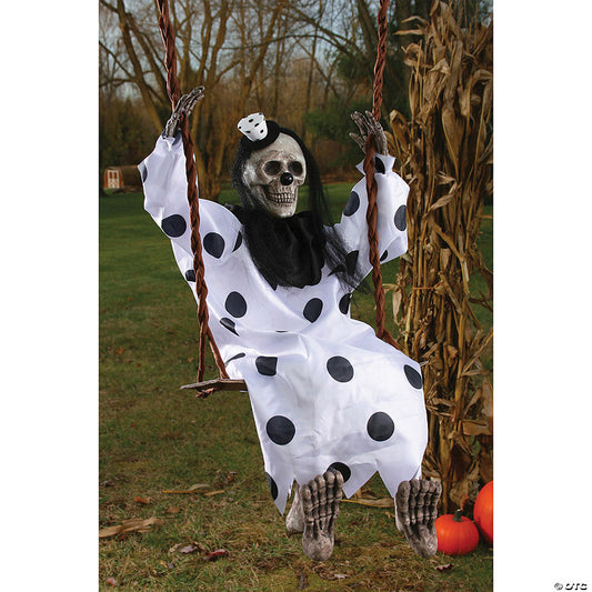 1 Piece(s): Dead Pumpkin Or Reaper On Swing Prop | USA Decoration®