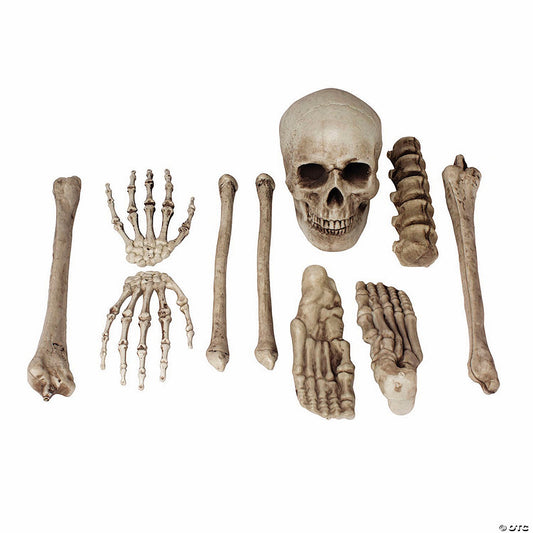 10 Pc. Skeleton Bag O' Bones Halloween Decoration | USA Decoration®