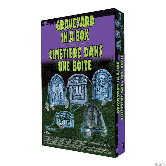 Graveyard in a Box Decoration Set - 11 Pc. | USA Decoration®