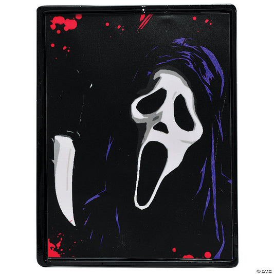 Scream™ Ghost Face Neon Light-Up Sign Halloween Decoration | USA Decoration®