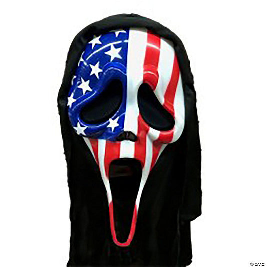 Adults USA Flag Ghost Face Mask | USA Decoration®