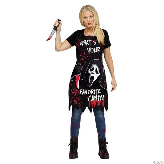 Adults Scream™ Ghostface Horror Apron Costume Accessory | USA Decoration®
