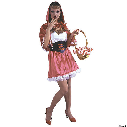 Women’s Red Hot Riding Hood Costume - Small/Medium | USA Decoration®