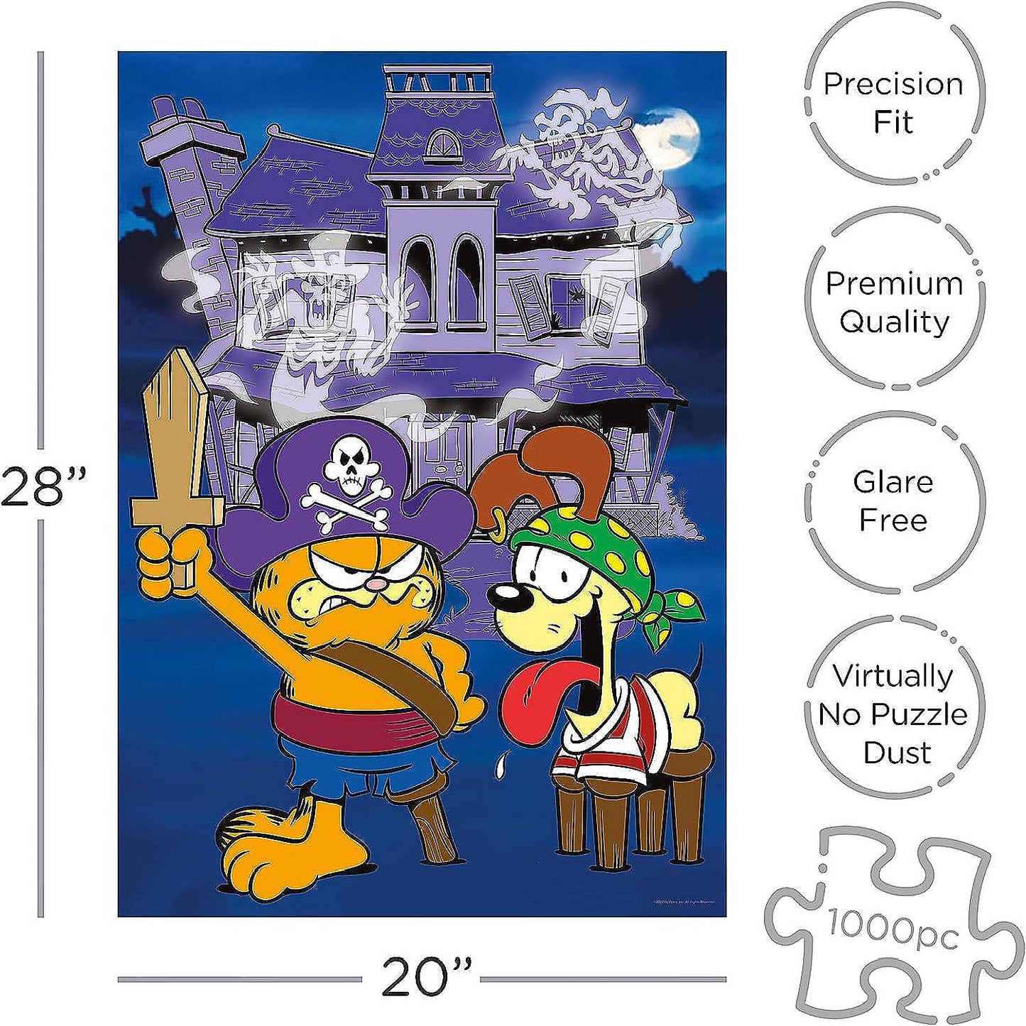 Garfield Halloween 1000 Piece Jigsaw Puzzle | USA Decoration®