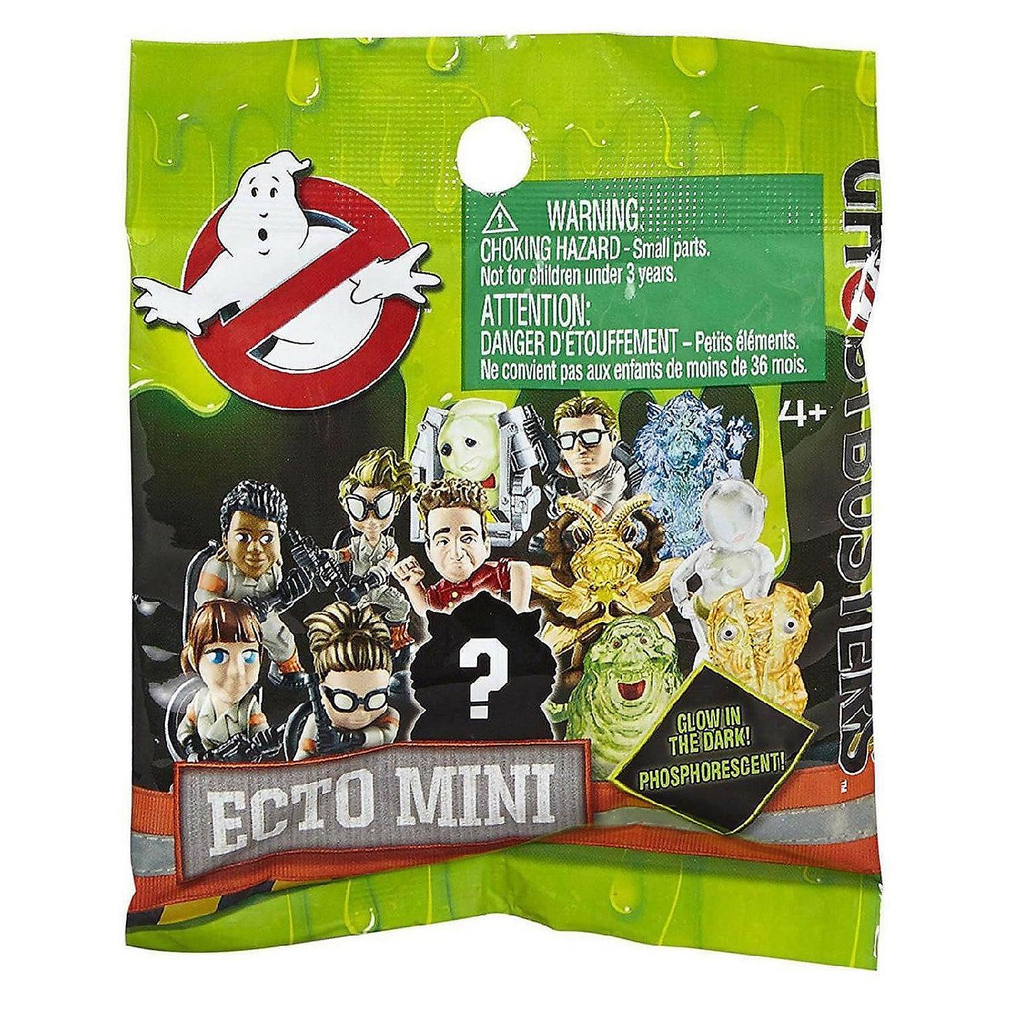 Ghostbusters Ecto Minis Blind Bags 10-Pack Glow in Dark Ghosts Mystery Figures Mattel | USA Decoration®