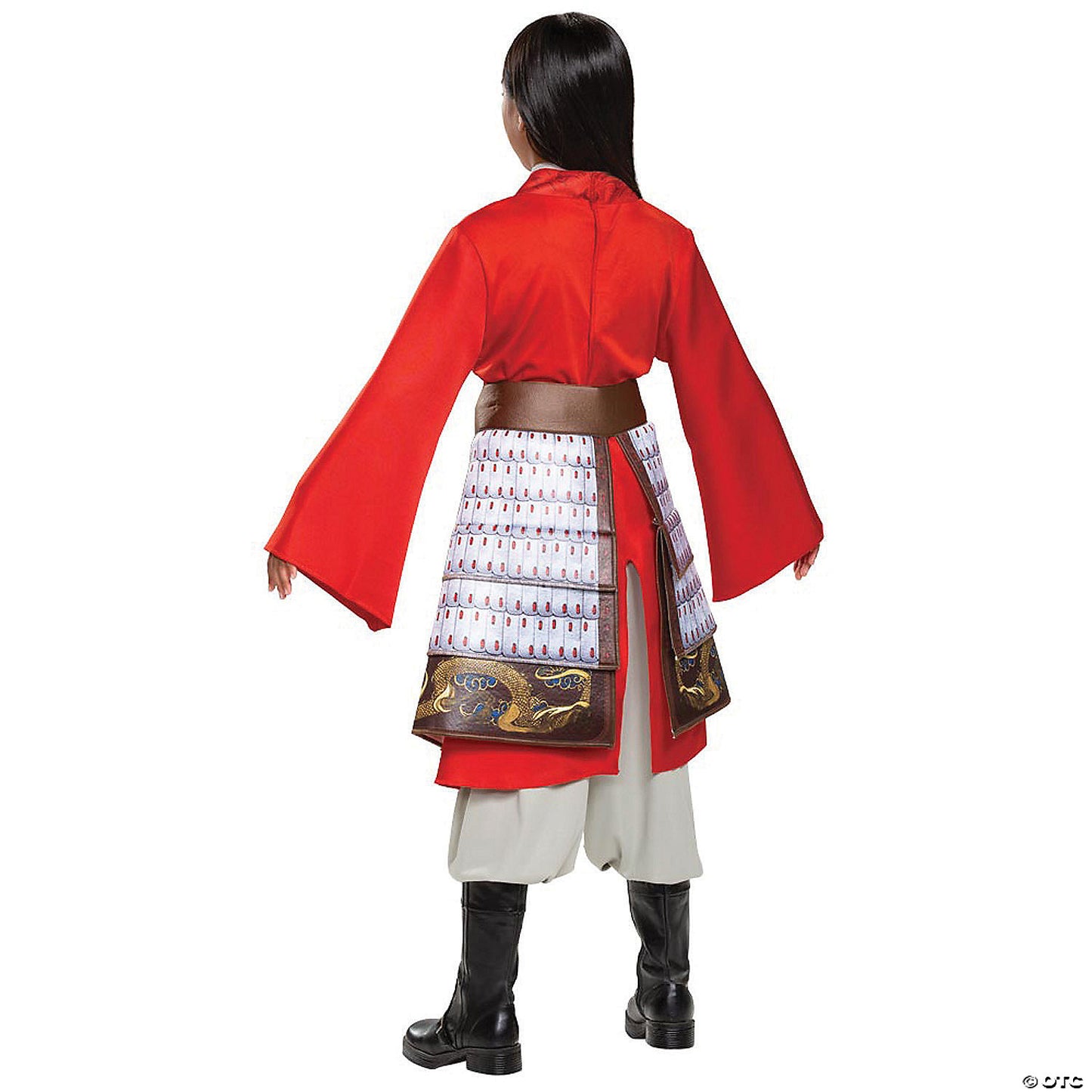 Girl's Deluxe Mulan Hero Red Dress Costume | USA Decoration®