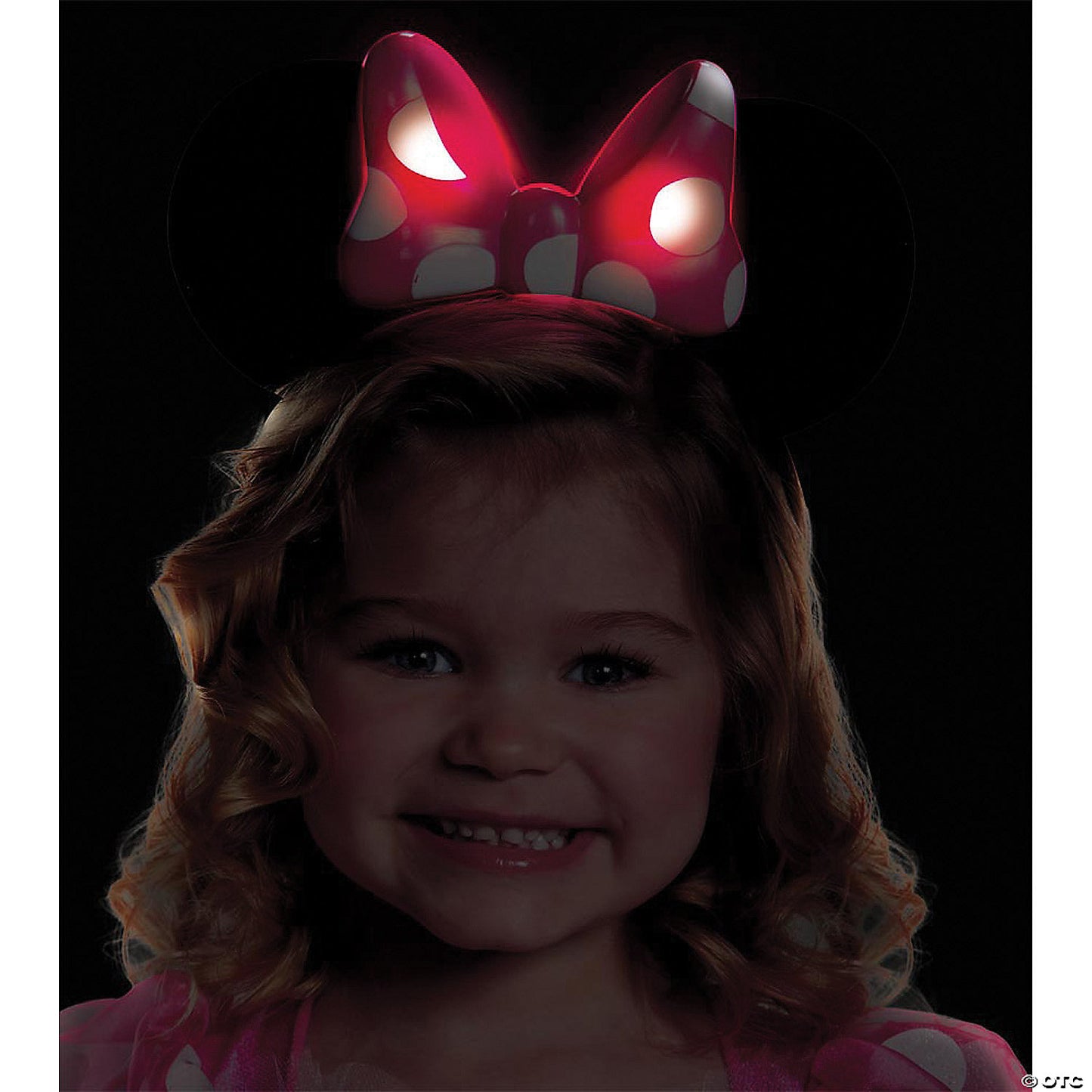 Girl's Pink Minnie Mouse Lite Up Ears | USA Decoration®