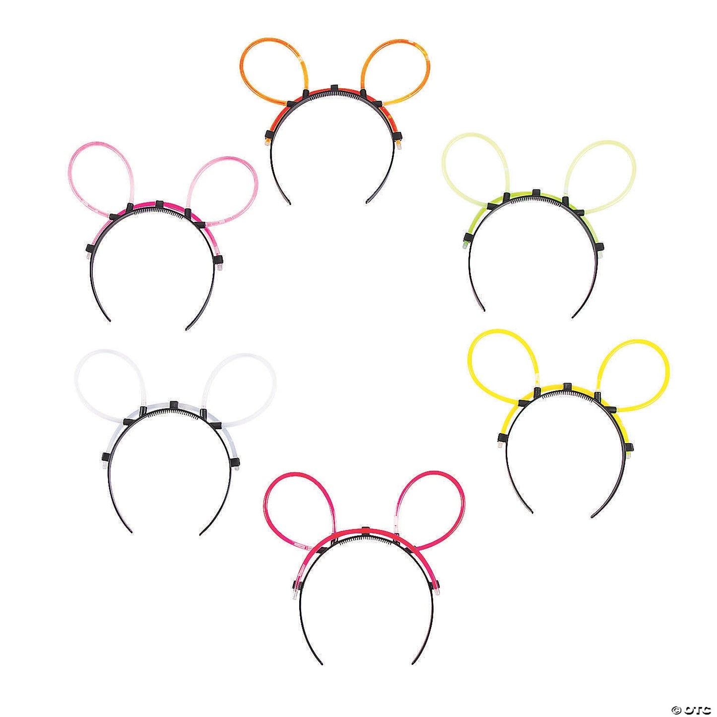 Glow Stick Cat Ear Headbands - 12 Pc. | USA Decoration®