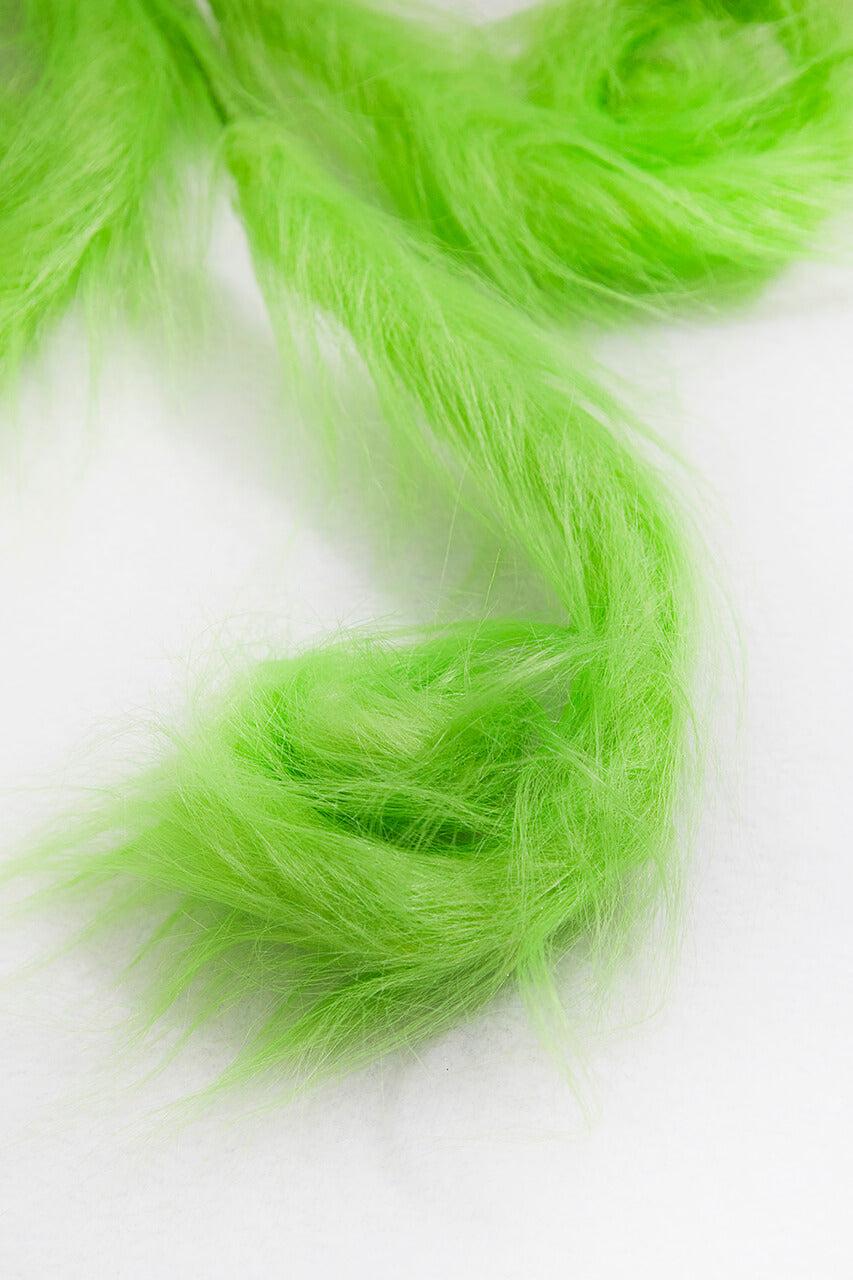 30” Furry Spiral Curly Spray - Green
