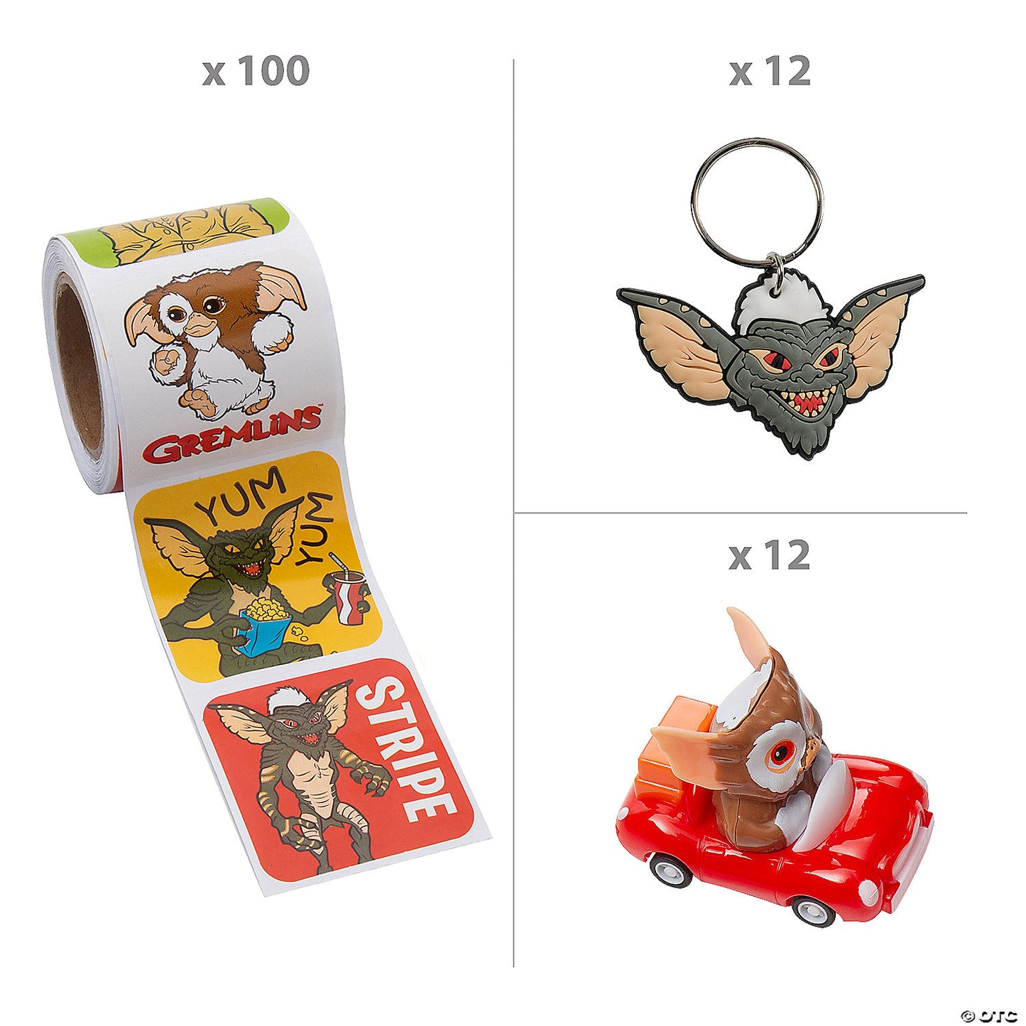Gremlins™ Party Favors Handouts Assortment Kit - 124 Pc. | USA Decoration®