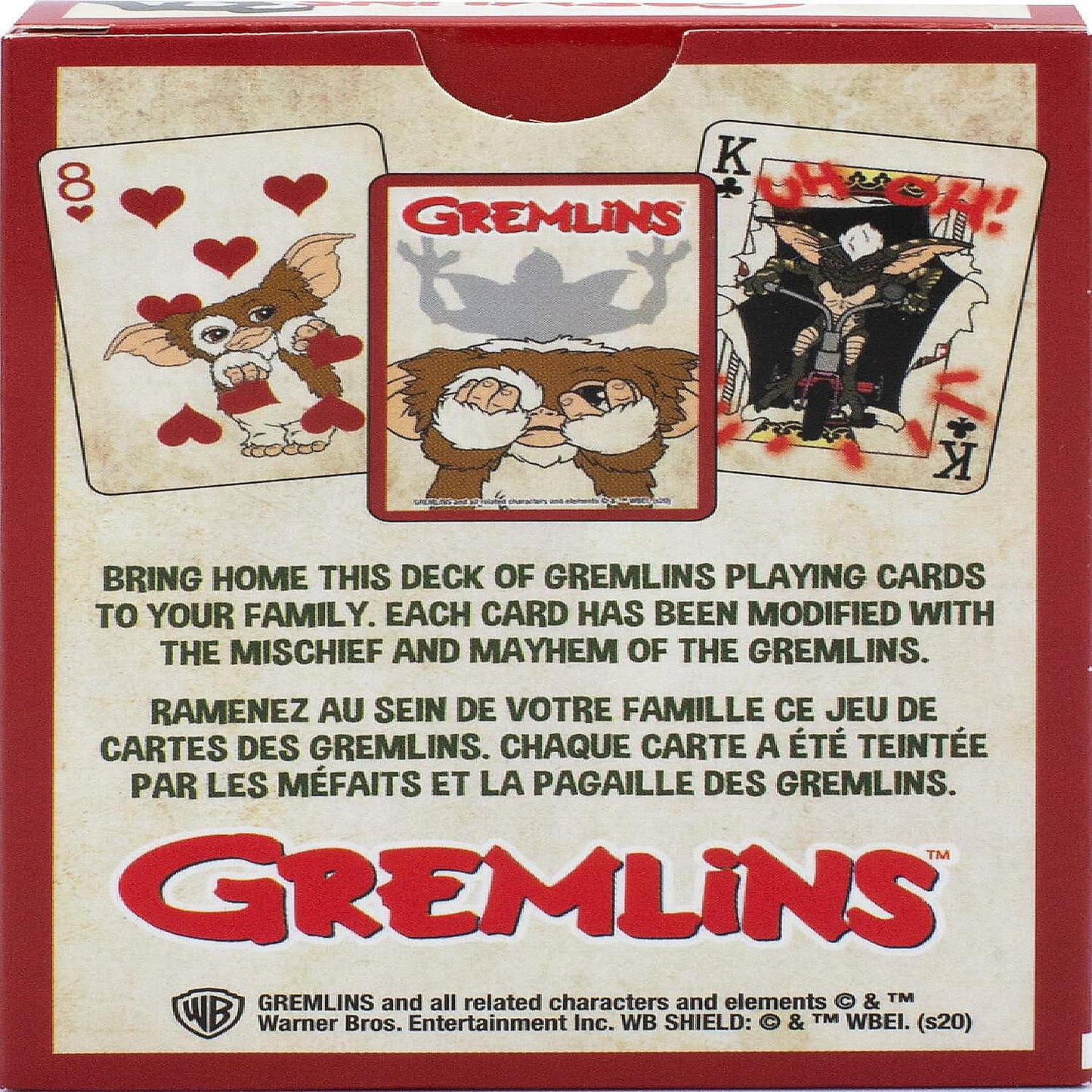 Gremlins Playing Cards 52 Card Deck + 2 Jokers | USA Decoration®