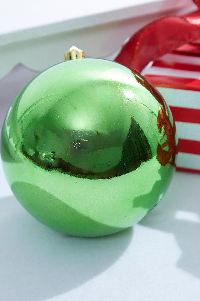 5.5" Greenery Shatterproof Ornament Durable Holiday Tree Decoration