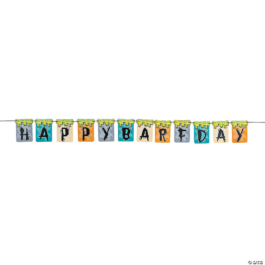 Gross Slime Birthday Garland
