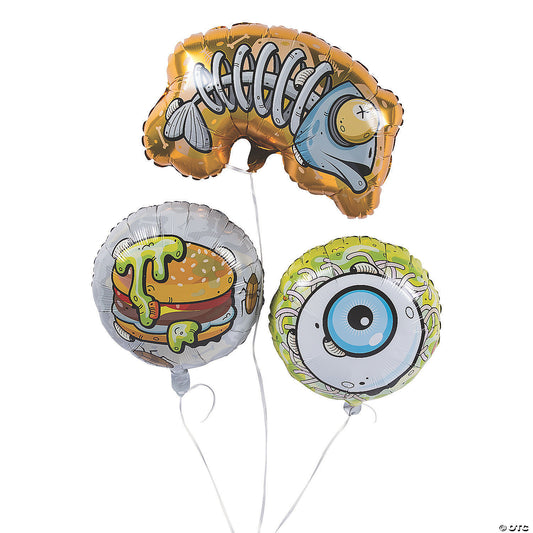 Gross Slime Mylar Balloons - 3 Pc.