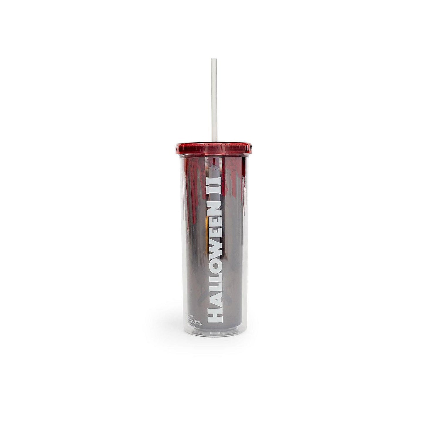 Halloween 2 Michael Myers Carnival Cup With Lid And Straw Holds 20 Ounces | USA Decoration®