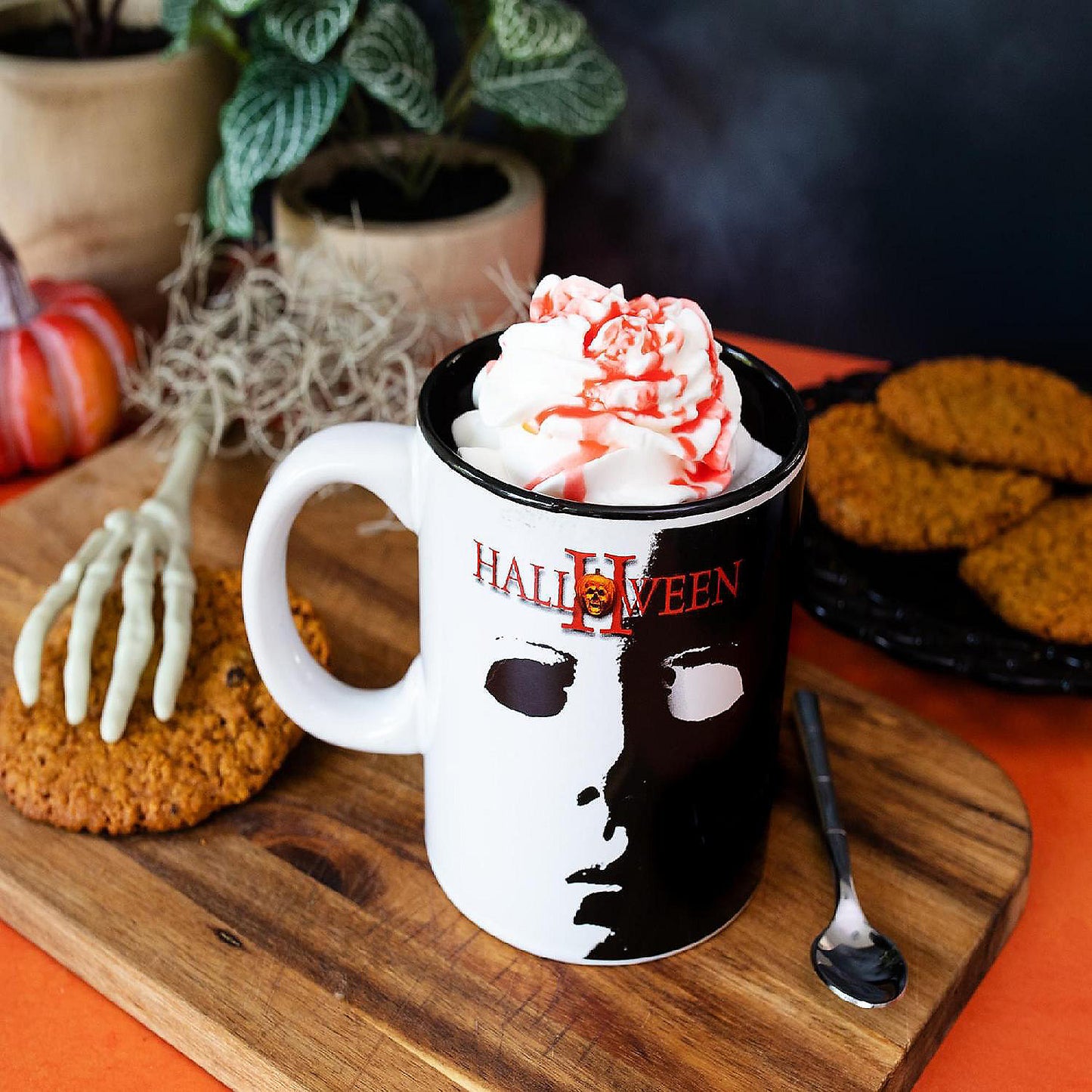 Halloween II Michael Myers Face Ceramic Mug Holds 20 Ounces | USA Decoration®