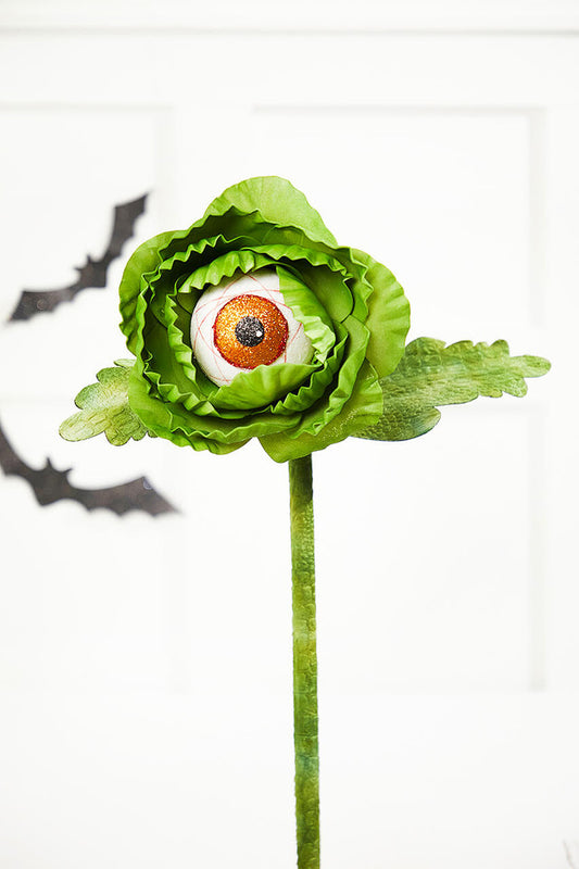 24" Eyeball Flower Stem Unique Halloween Decoration