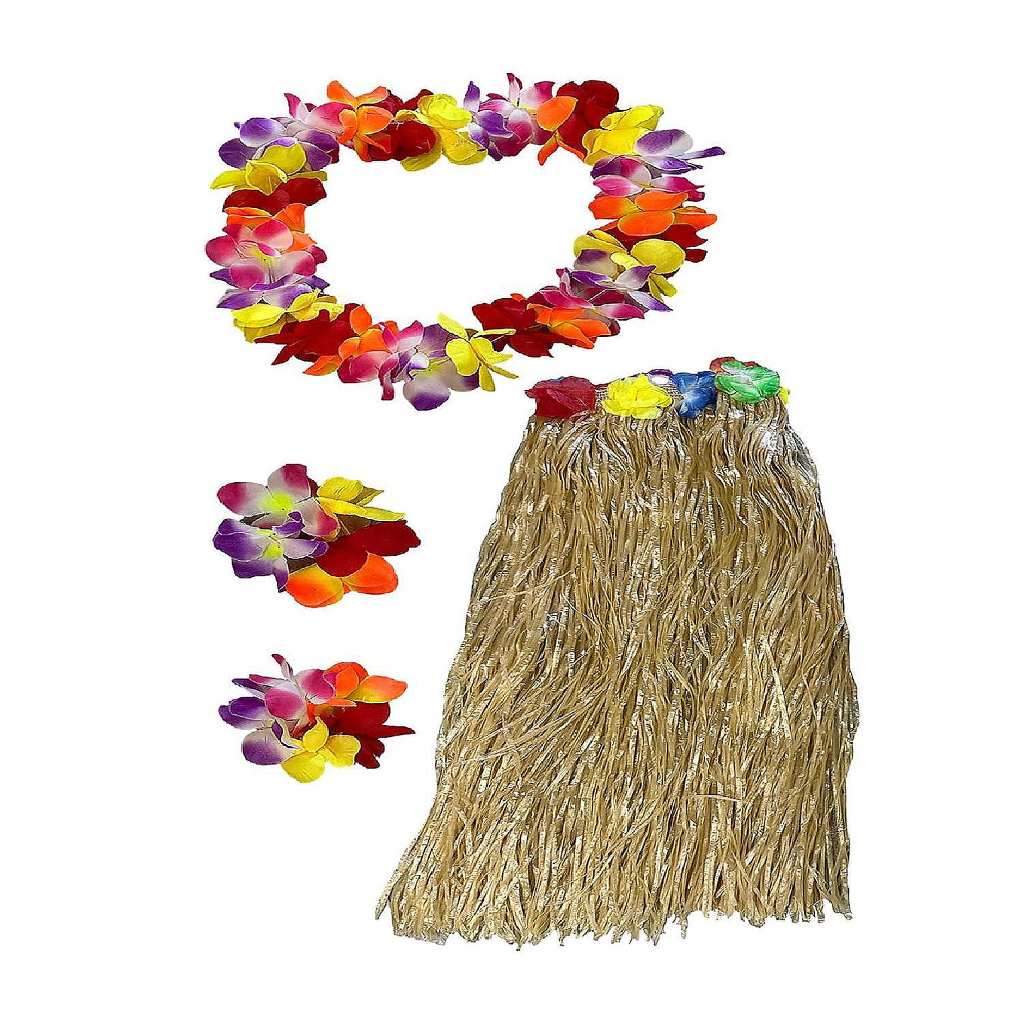 Hawaiian Accessory Kit Adult Costume Set OS