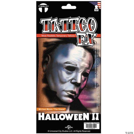 Tinsley Transfers Halloween II™ Michael Myers The Shape Temporary Tattoo | USA Decoration®