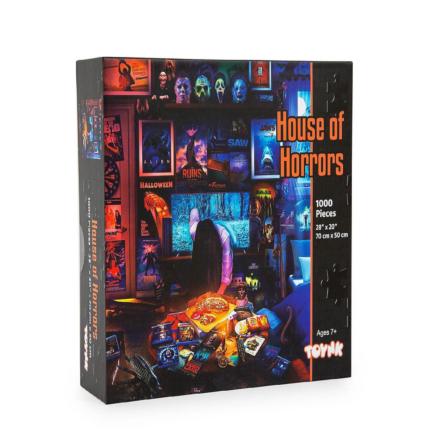 House of Horrors and Scary Movies 1000 Piece Jigsaw Puzzle By Rachid Lotf | USA Decoration®