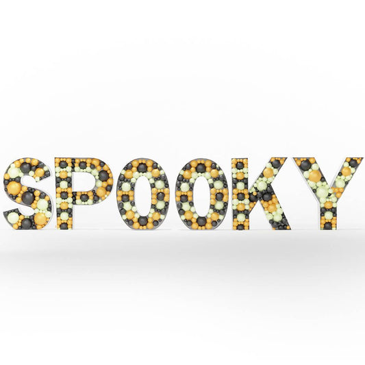 39 inch SPOOKY - MOSAIC FRAME LETTER KIT | USA Decoration®