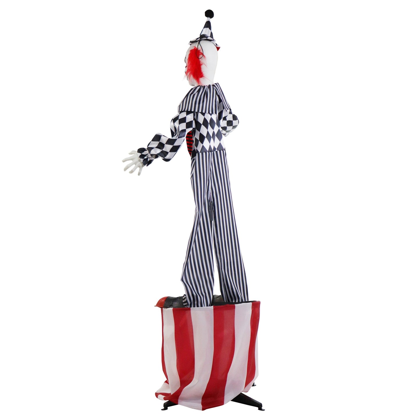 Haunted Hill Farm 6-ft Animated Talking Clown Halloween Prop