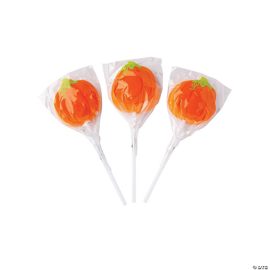 Lil’ Pumpkin Party Lollipops - 12 Pc. | USA Decoration®