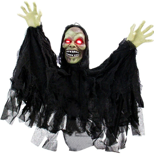 Haunted Hill Farm 2-ft Freestanding Musical Lighted Ghost Animatronic