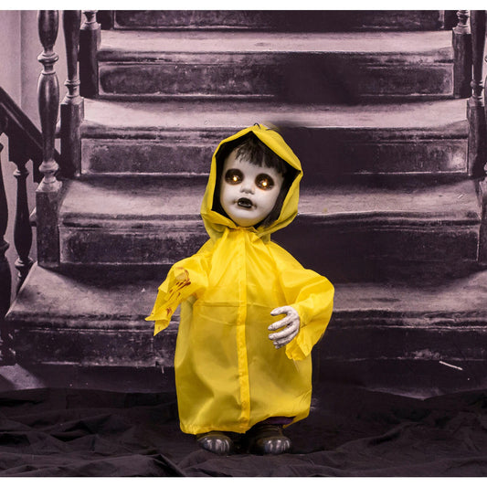 Haunted Hill Farm 2-ft Freestanding Talking Lighted Zombie Animatronic