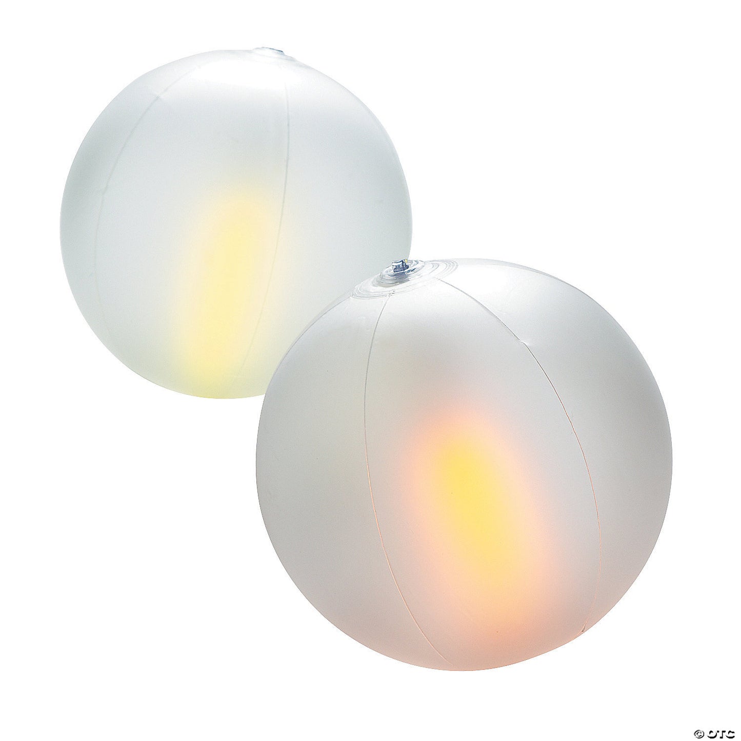 Inflatable 10" Color Changing Light-Up Medium Beach Balls - 12 Pc. | USA Decoration®