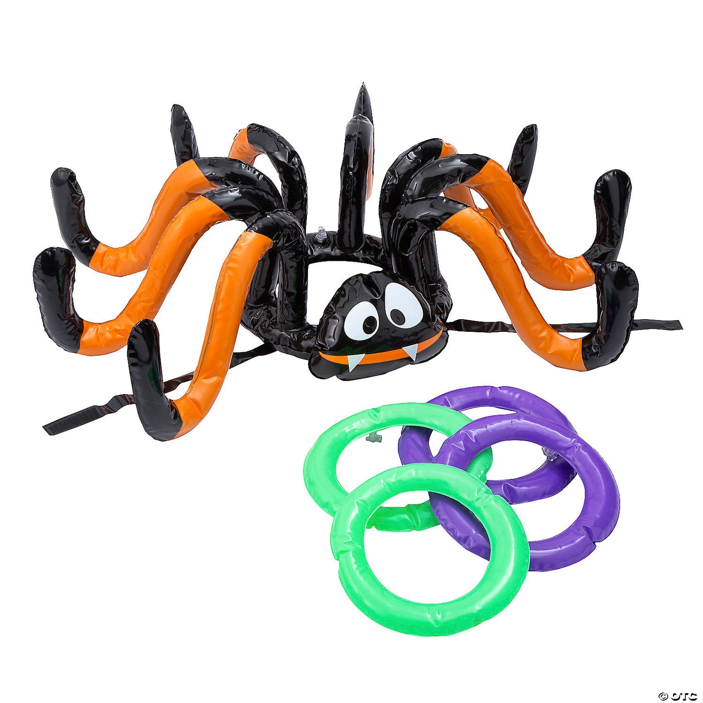 1 Set(s): Inflatable Spider Hat Ring Toss Game - 5 Pc. | USA Decoration®