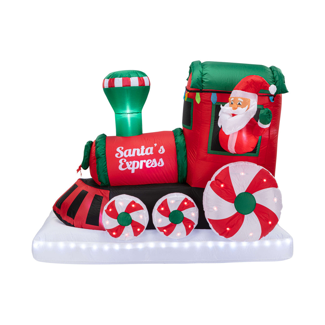 6' Outdoor Inflatable – Santa's Express Train Decor