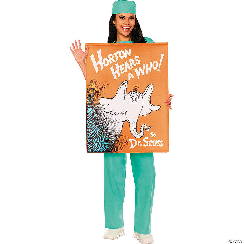 Adults QUIK CHANGE™ Dr. Seuss™ Horton Hears a Who!™ Book Cover Costume - One Size | USA Decoration®