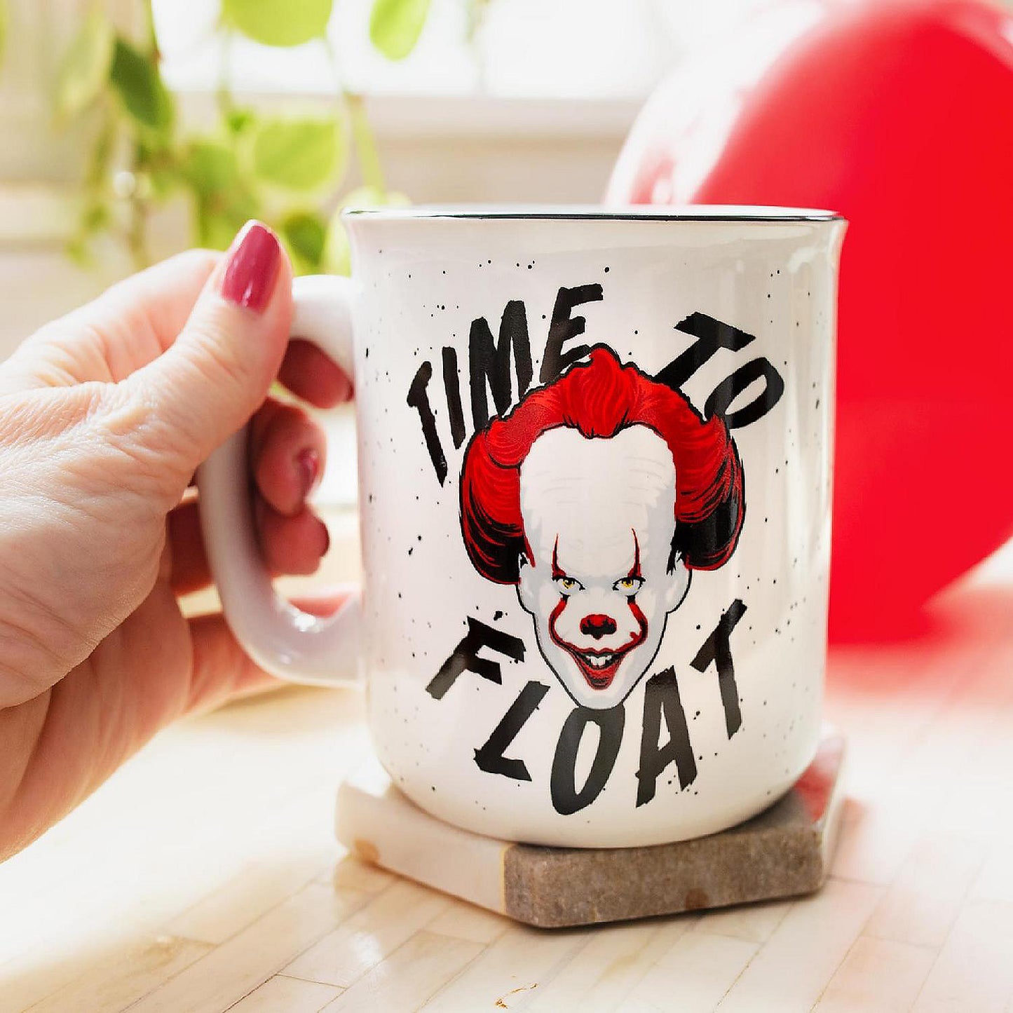 IT Pennywise "Time To Float" Ceramic Camper Mug Holds 20 Ounces | USA Decoration®