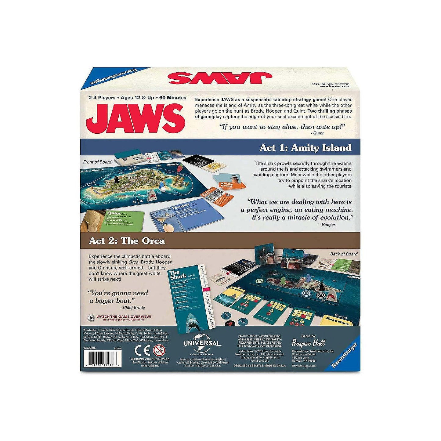 Jaws Strategy and Suspense Board Game | USA Decoration®