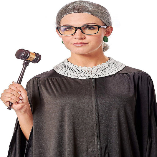 Judge RBG Adult Costume Wig