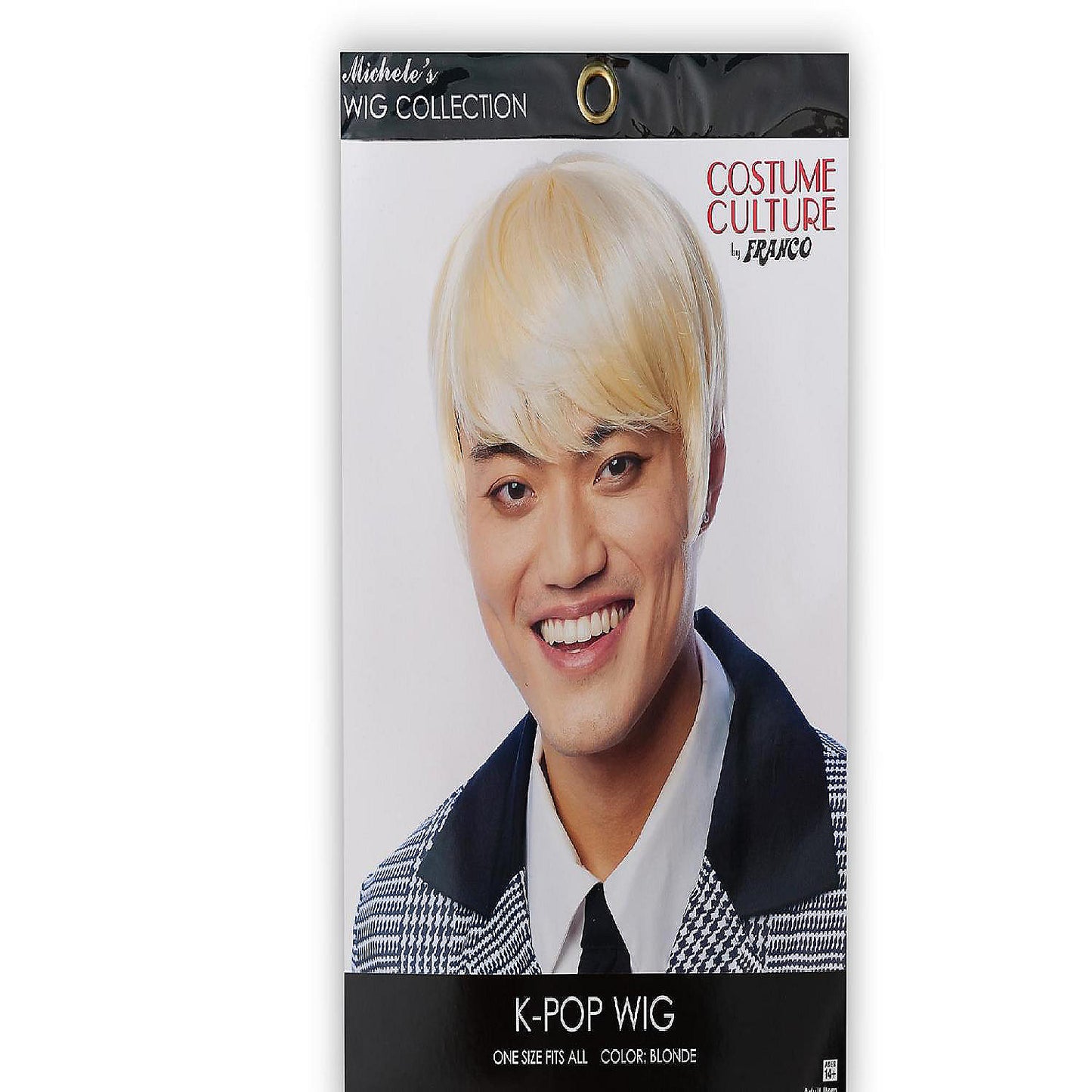 K-Pop Adult Costume Wig Cosplay, Costume, & Leisure Wig Blonde Hair Color | USA Decoration®