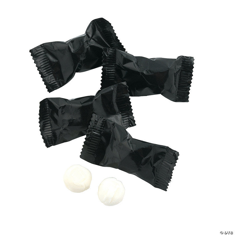 108 Piece(s): Black Buttermints - 108 Pc. | USA Decoration®