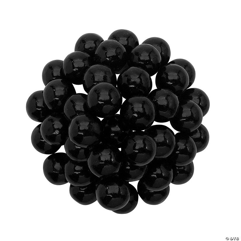 Large Black Gumballs - 97 Pc. | USA Decoration®
